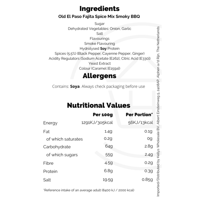 Old El Paso Fajita Mix 24x35g