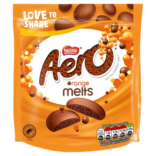 Aero Aero Melts Orange Pouch 8x86g