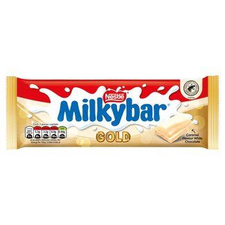 Nestle Nestle Milkybar Gold Caramel White Chocolate Bar 14x85g BBD: 30-06-2024