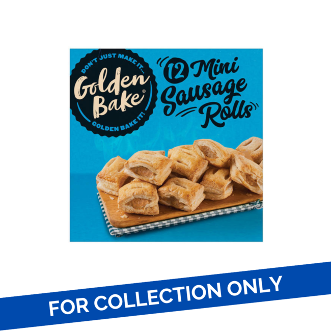 Golden Bake Ltd Golden Bakes 12 Mini Sausage Rolls 17x300g