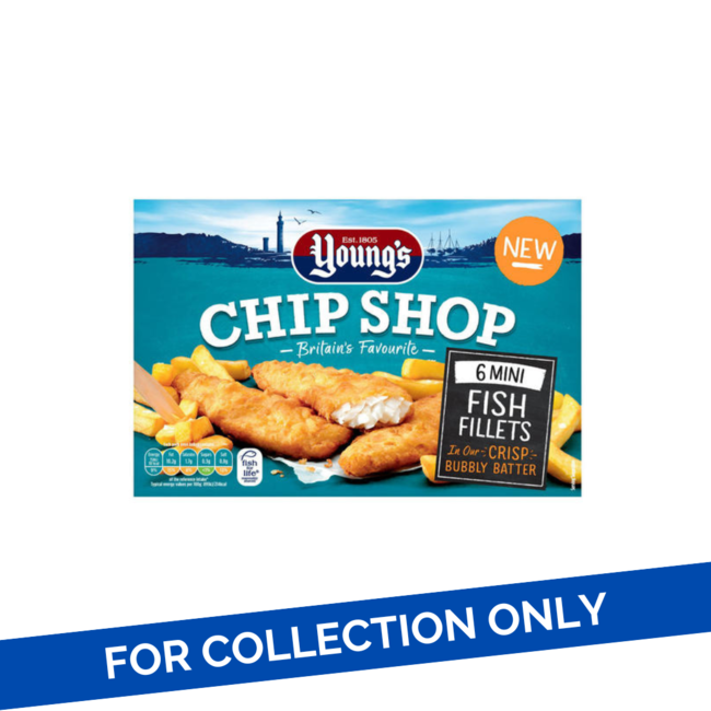 Young's Young's Chip Shop 6 Mini Fish Fillets 12x300g