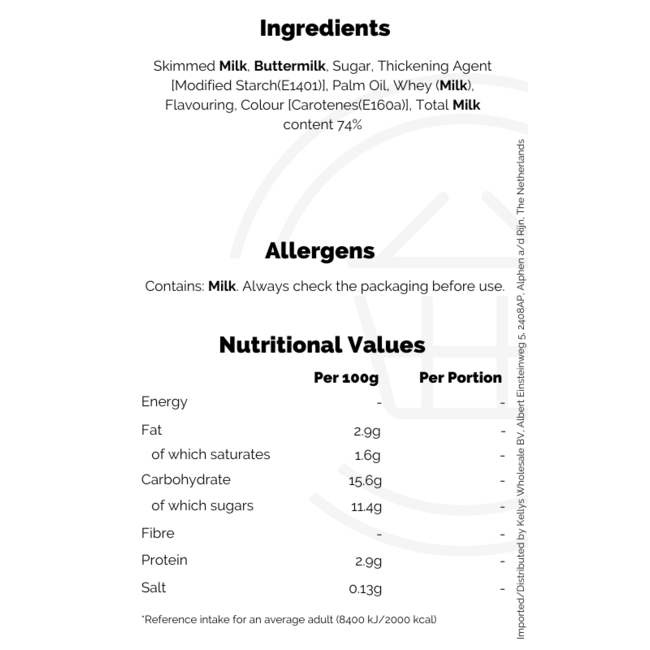 Bird's Custard Ready to Serve 12x500g