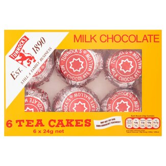 Tunnocks Tunnocks Tea Cakes 12x6pk THT: 20-07-2024