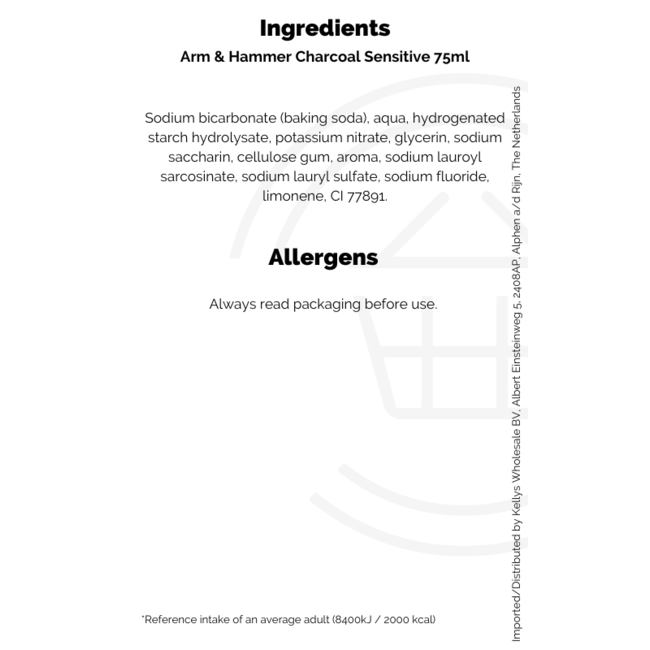 Arm & Hammer Tooth Paste Sensitive Care 12x125g