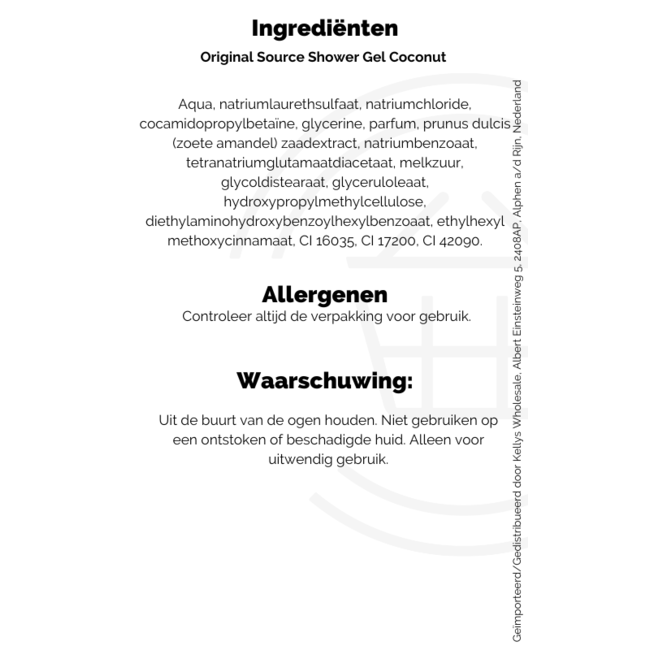 Original Source Shower Gel Coconut 6x250ml