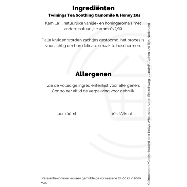 Twinings Infusions Camomile & Honey 4x20s