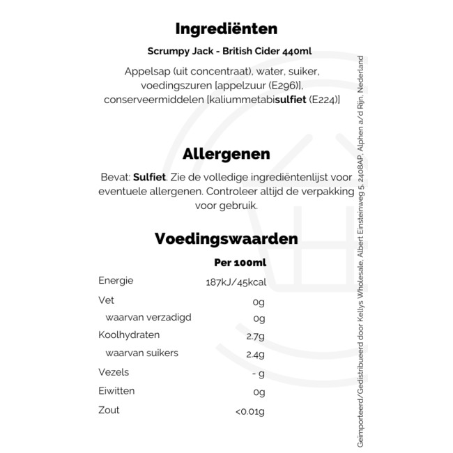 Scrumpy Jack ABV6% 6x4x440ml (24units)