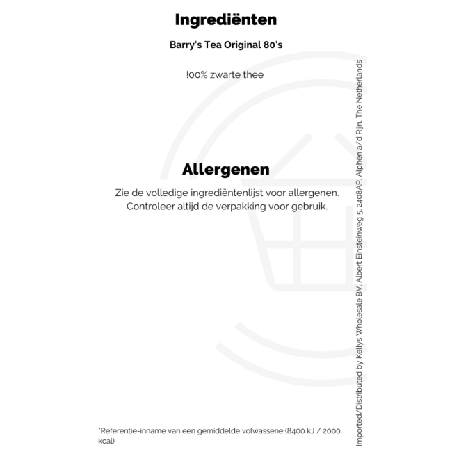 Barry's Tea Original 6x80s