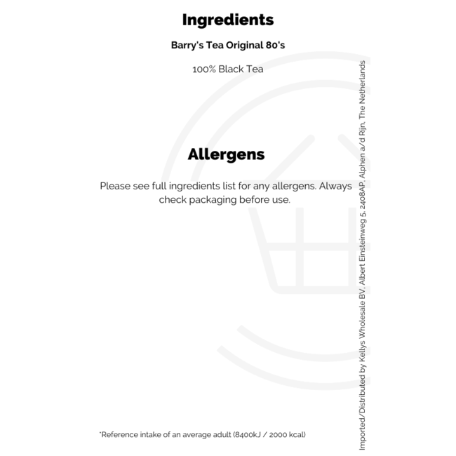 Barry's Tea Original 6x80s