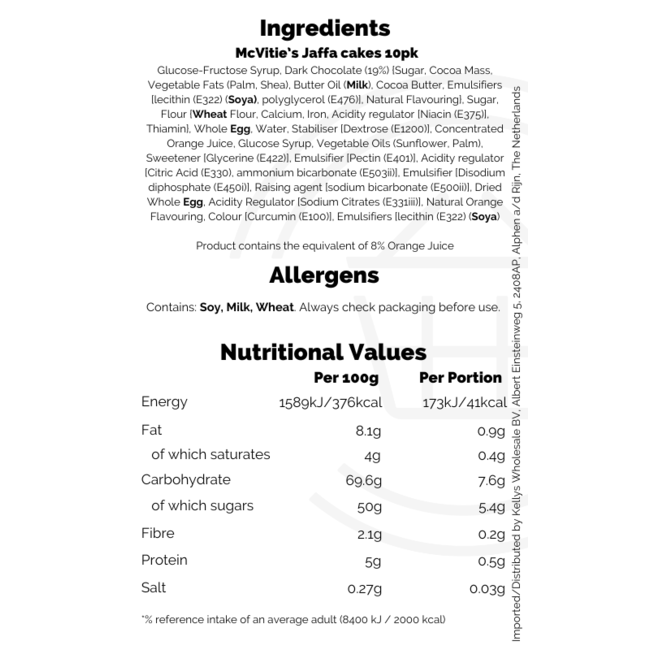 McVitie's Jaffa Cakes 12x10pk