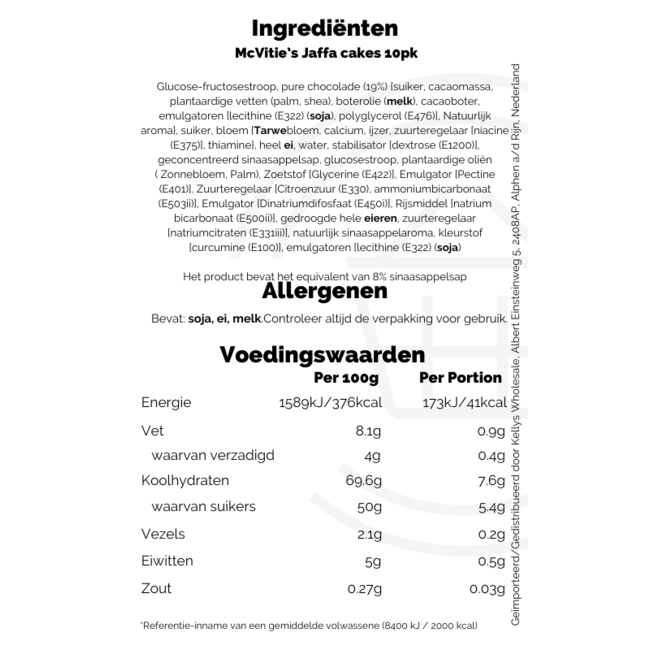 McVitie's Jaffa Cakes 12x10pk