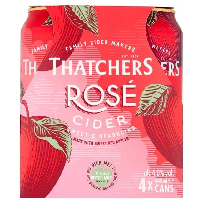 Thatchers Cider Thatchers Rose 4pk ABV4% 6x4x440ml