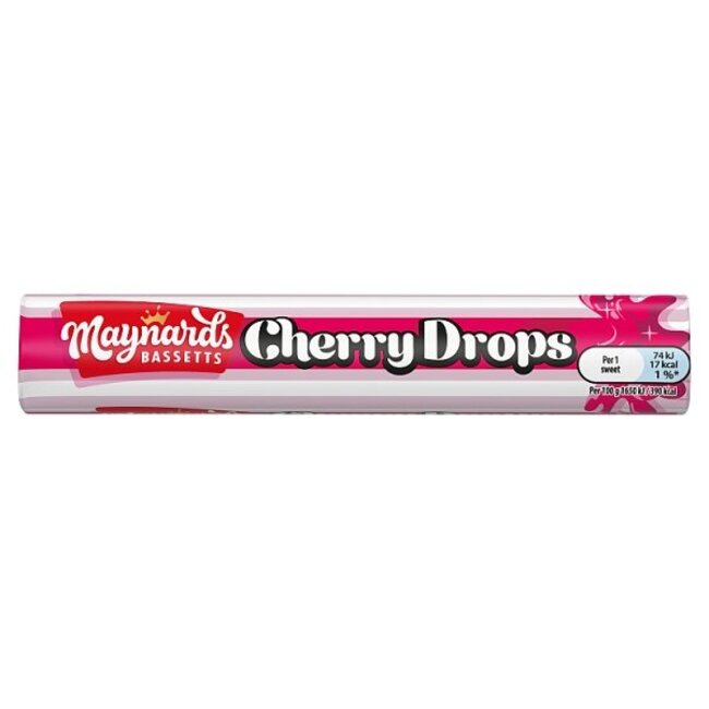 Maynards Bassetts Maynards Bassetts Cherry Drops 40x45g
