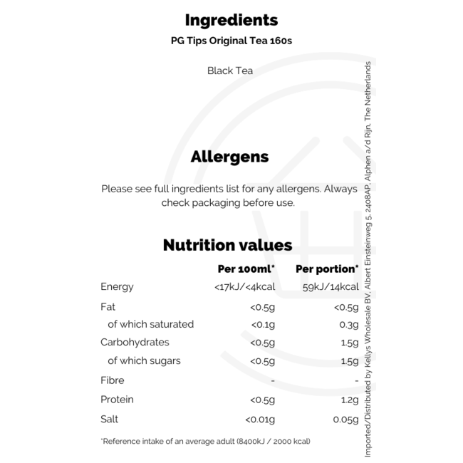 PG Tips Original 8x160s