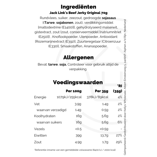 Jack Link's Beef Jerky Original 12x60g