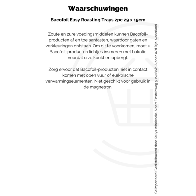 Bacofoil Easy Roasting Tray 10x2pk