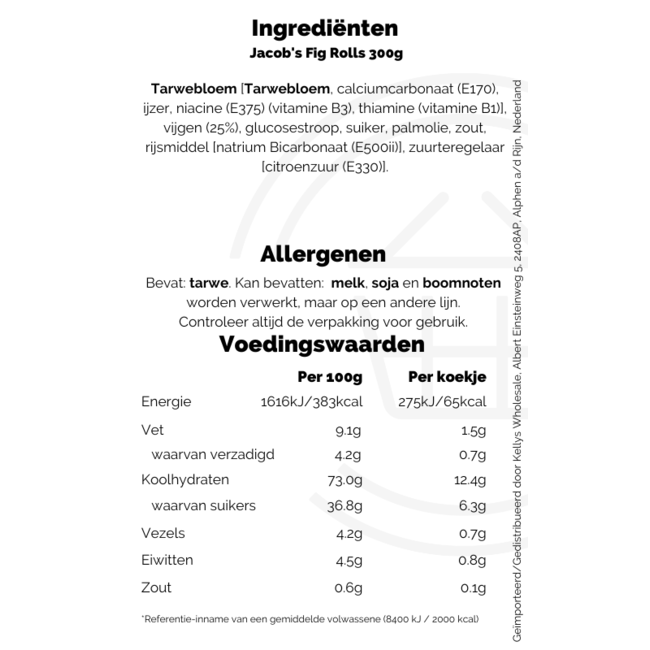 Jacobs Fig Roll 24x200g
