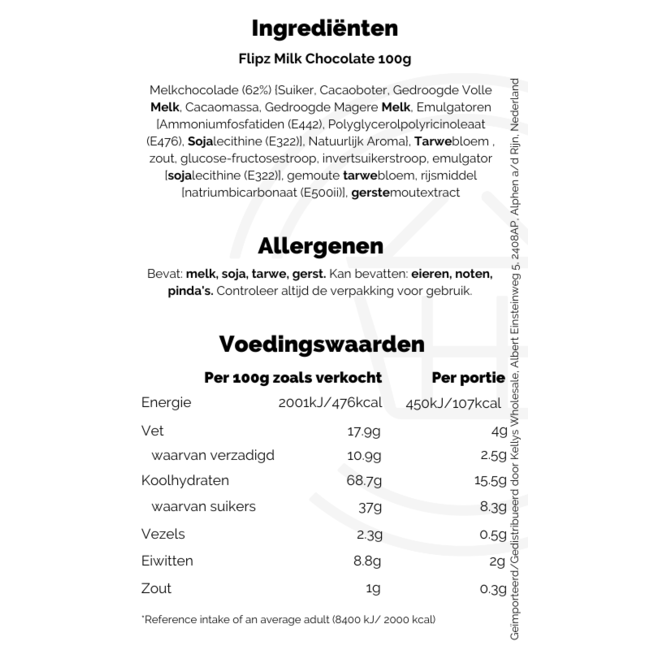 Flipz Milk Chocolate Pretzels 6x90g