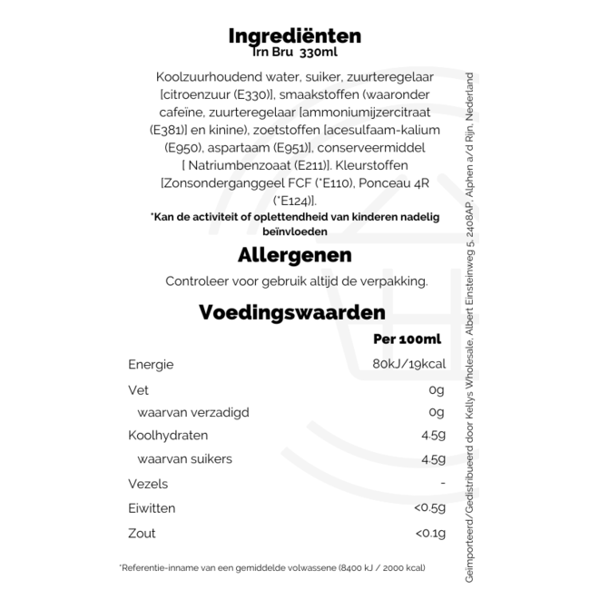 Barr Irn Bru MULTIPACK 1x24pk