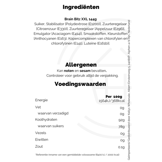 Brain Bitz XXL 12x144g