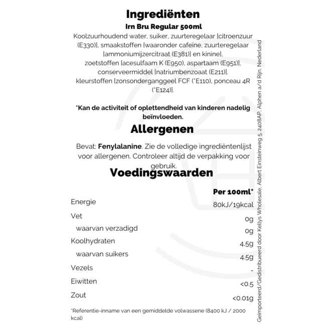 Irn Bru Regular 12x500ml