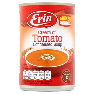 Erin Erin Cream Of Tomato Condensed Soup 12x295g