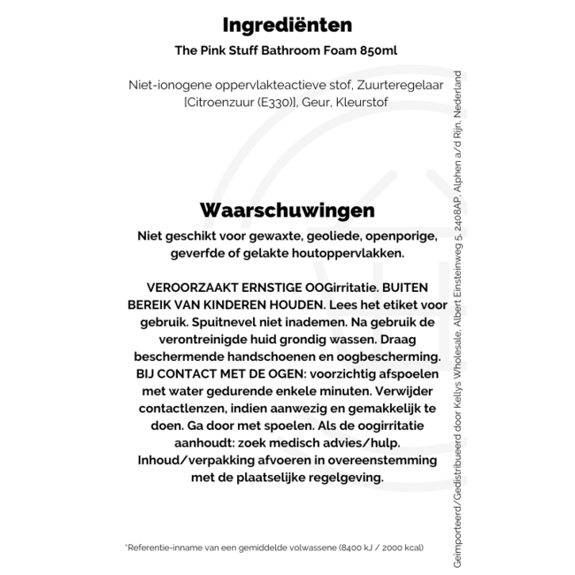 The Pink Stuff Bathroom Foam 12x850ml