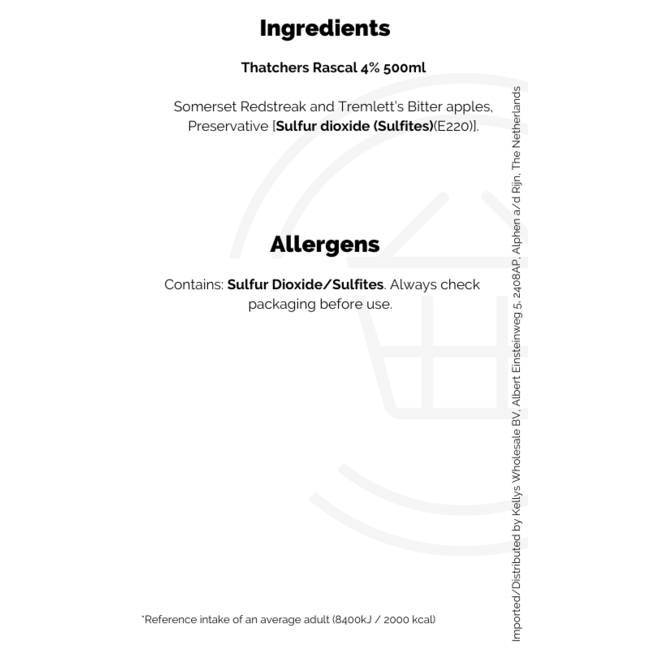 Thatchers Rascal Abv 4% 6x500ml