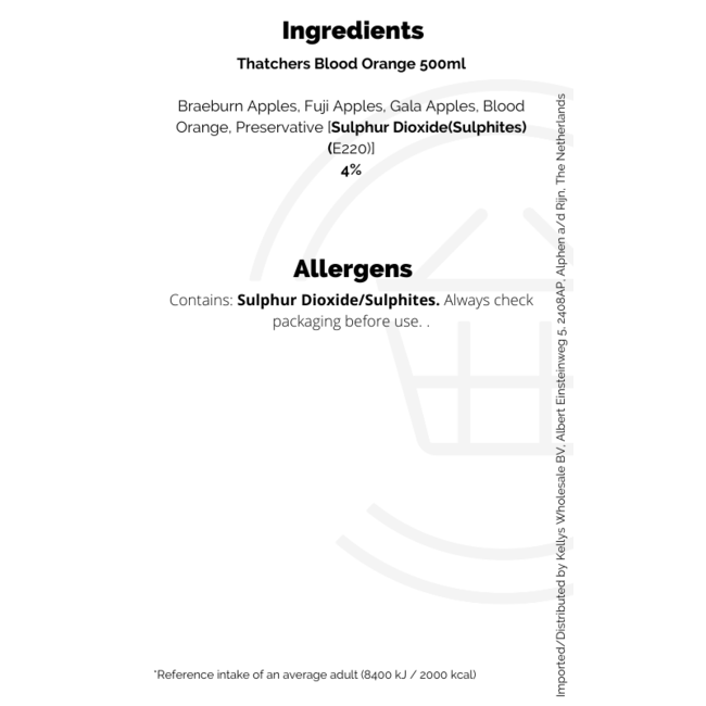 Thatchers Blood Orange 6x500ml