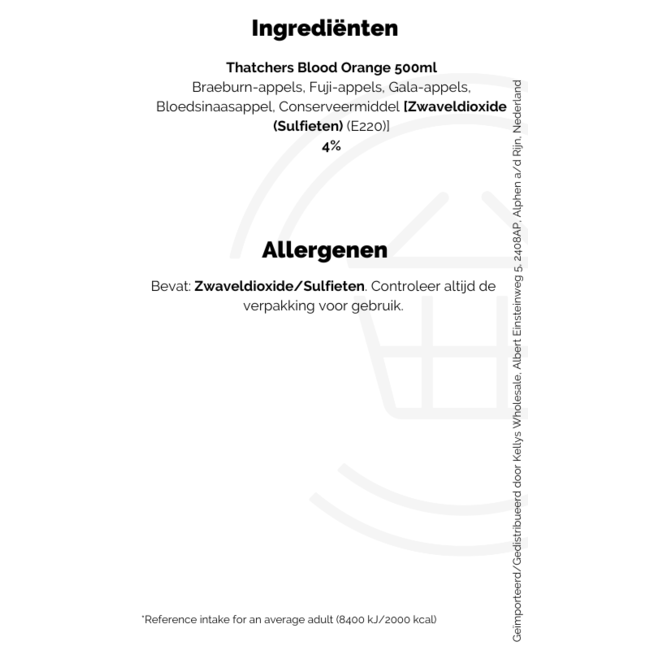 Thatchers Blood Orange 6x500ml