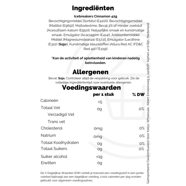 Ice Breakers Mints Cinnamon 8x42g