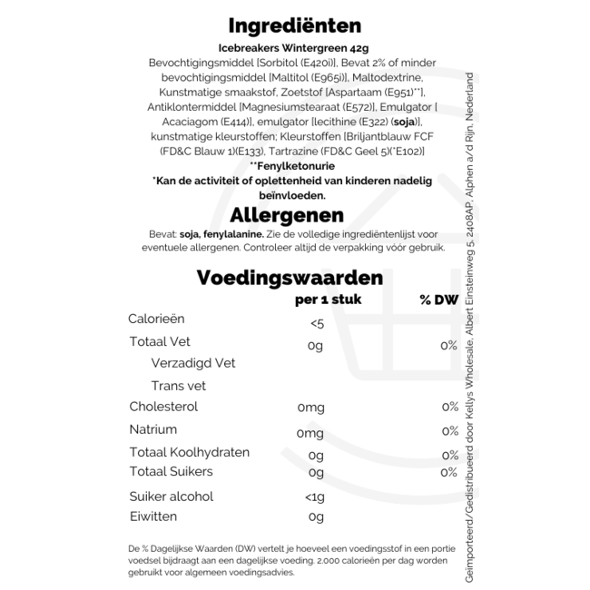Ice Breakers Wintergreen 8x42g