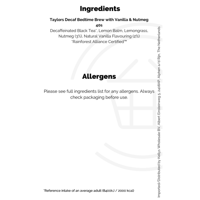 Taylors Yorkshire Tea Bedtime Brew 4x40s