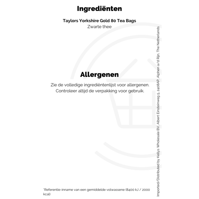 Taylors Yorkshire Gold Teabags 5x80s