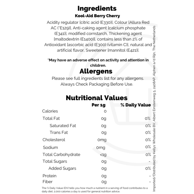 Kool-Aid Berry Cherry 48 Sachets