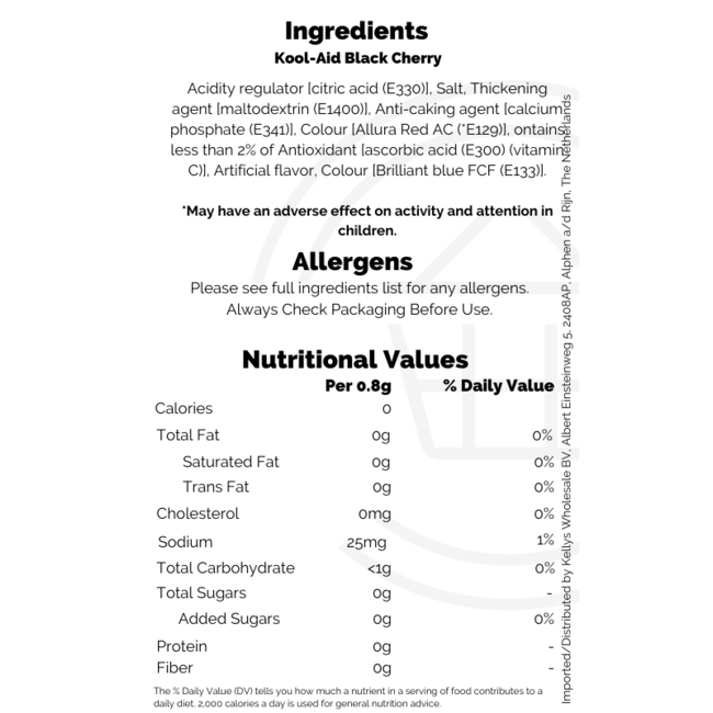 Kool-Aid Black Cherry 48 Sachets