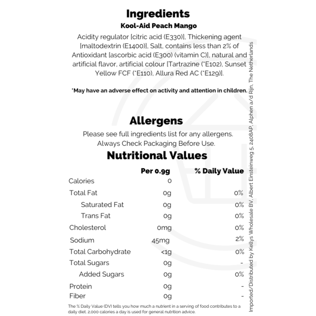 Kool-Aid Peach Mango 48 Sachets