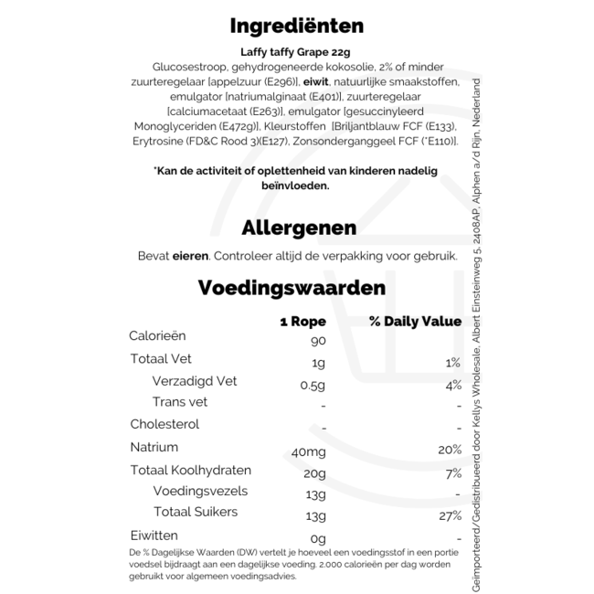 Laffy Taffy Grape 24x22g