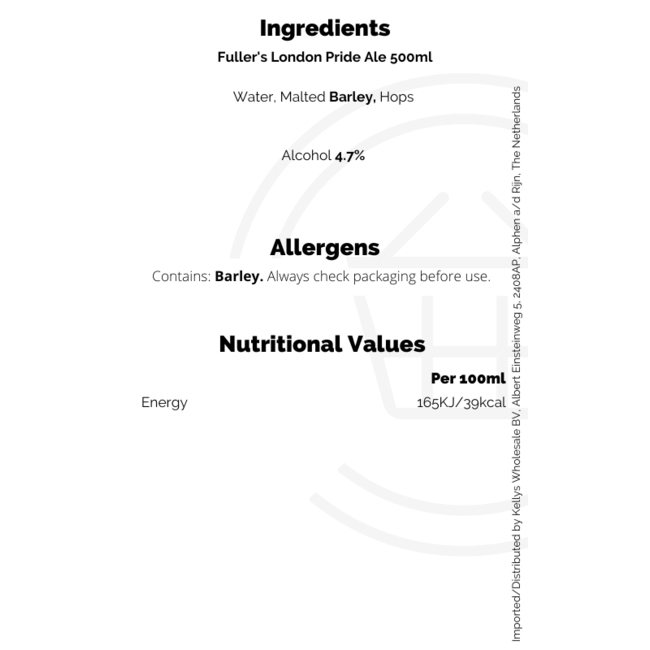Fuller's London Pride 8x500ml