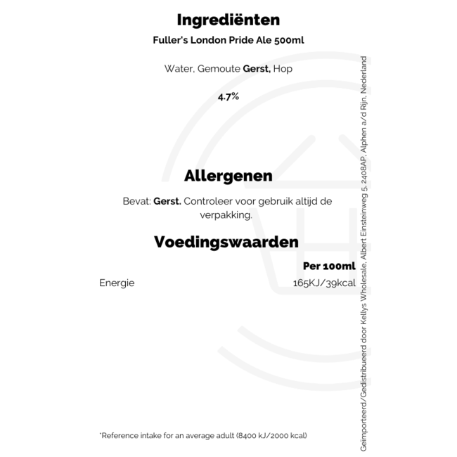 Fuller's London Pride 8x500ml