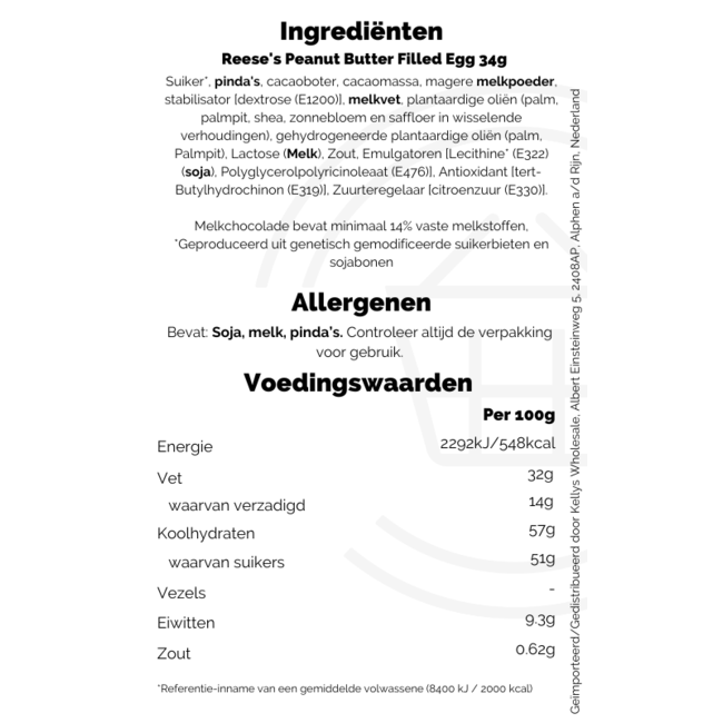 Reese's Peanut Butter Creme Eggs 48x34g