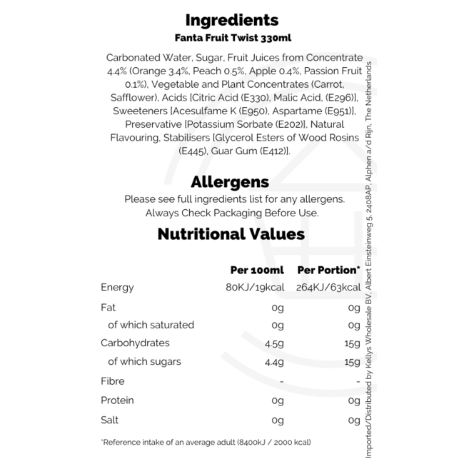 Fanta Fruit Twist 24x330ml