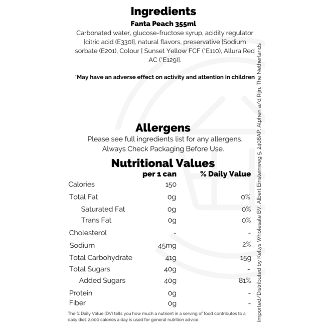 Fanta Peach 12x355ml