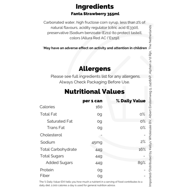 Fanta Strawberry 12x355ml