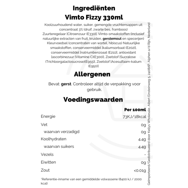 Vimto Original PM75p 24x330ml