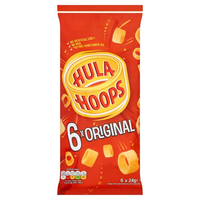 Hula Hoops Hula Hoops Original 6pk 30x24g
