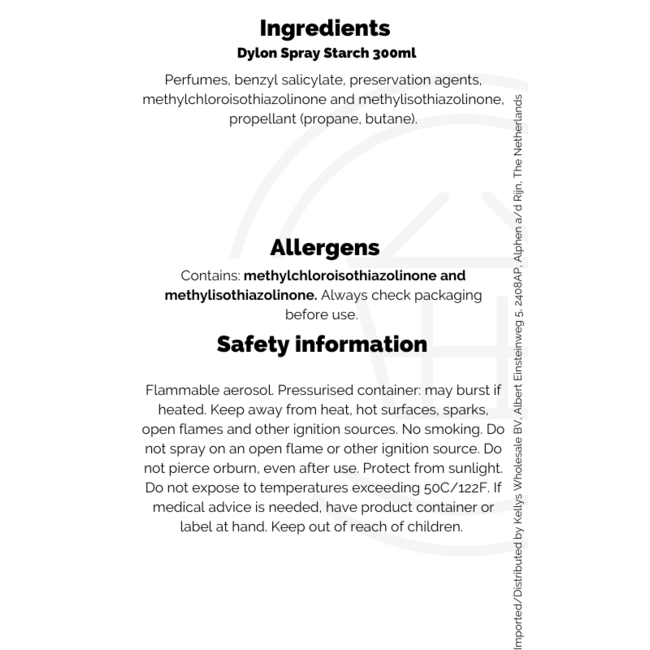 Dylon Starch Spray 6x300ml