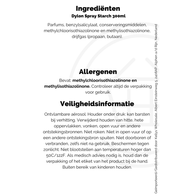 Dylon Starch Spray 6x300ml