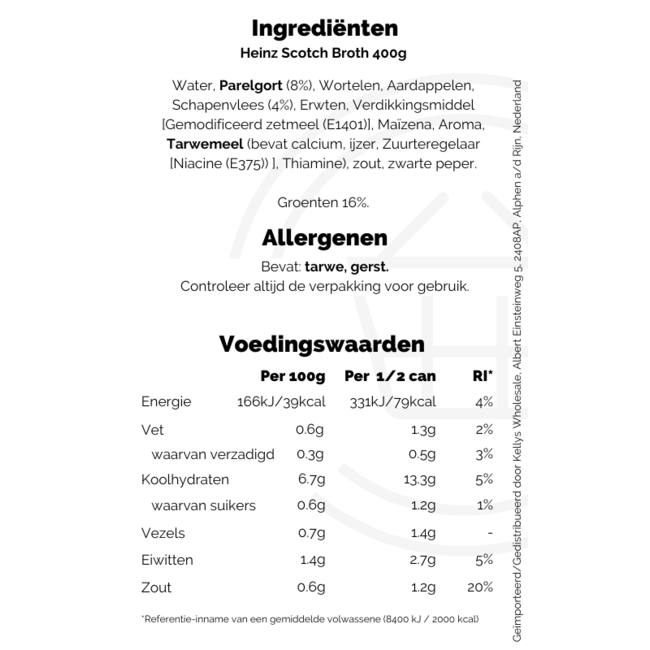 Heinz Scotch Broth 24x400g