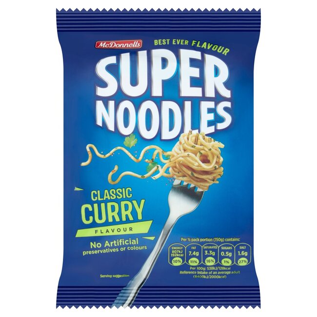 McDonnells McDonnells Super Noodles Curry 24x85g